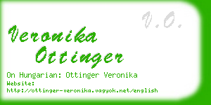 veronika ottinger business card